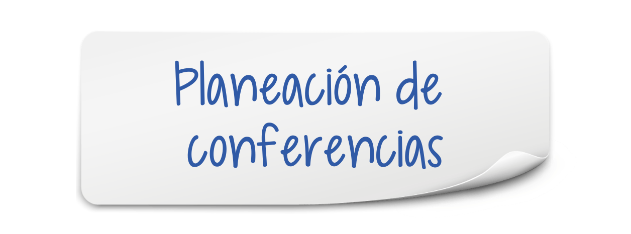 planeación de conferencias